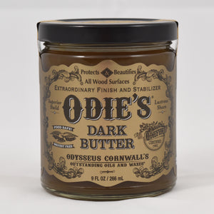 Beurre de bois foncé Odie's